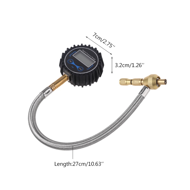 Đồng Hồ Đo Áp Suất Đa Năng Với Ống Kim Loại Áp Suất Cao