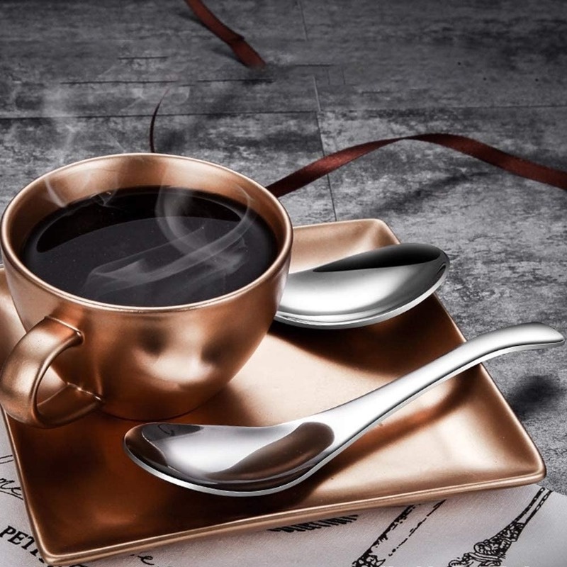 Muỗng Canh Bằng Thép Không Gỉ Đế Tròn Tiện Dụng Cho Nhà Bếp