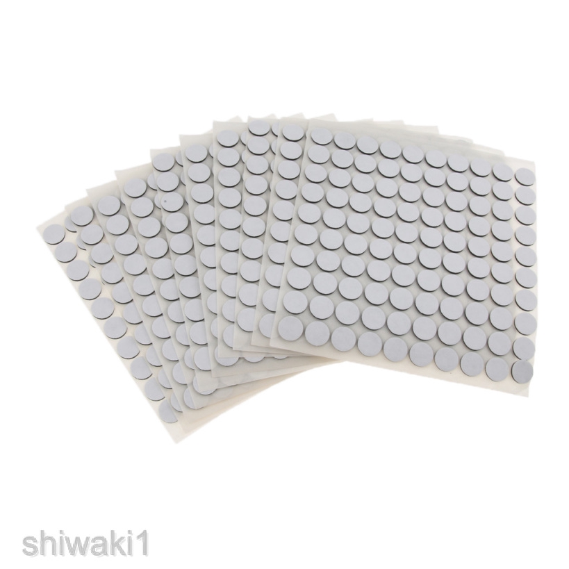 Set 1000 Miếng Băng Keo Xốp Tròn Hai Mặt Độ Bền Cao 10x1mm