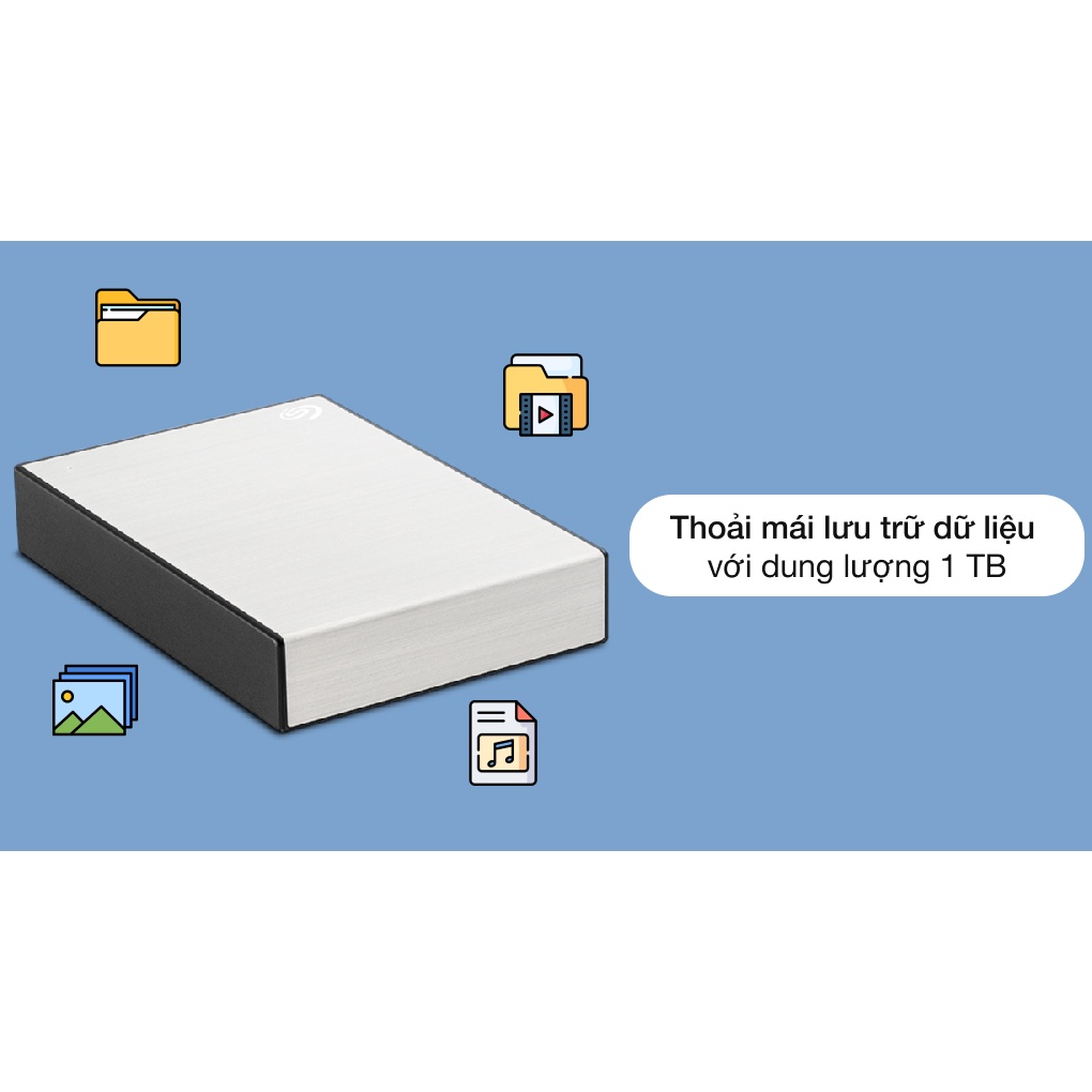 Ổ cứng di động HDD Seagate One Touch 1TB 2.5&quot; USB 3.0 - Hàng chính hãng