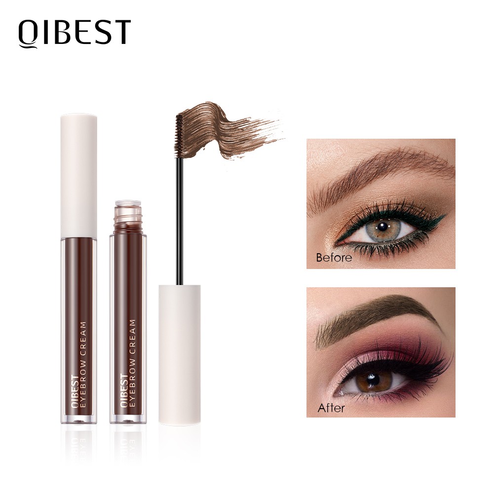 Set Mỹ Phẩm Trang Điểm Mắt QIBEST 68.5g Gồm Kẻ Mắt+Kẻ Mày Dạng Lỏng+Mascara+Mút Trang Điểm Tiện Dụng