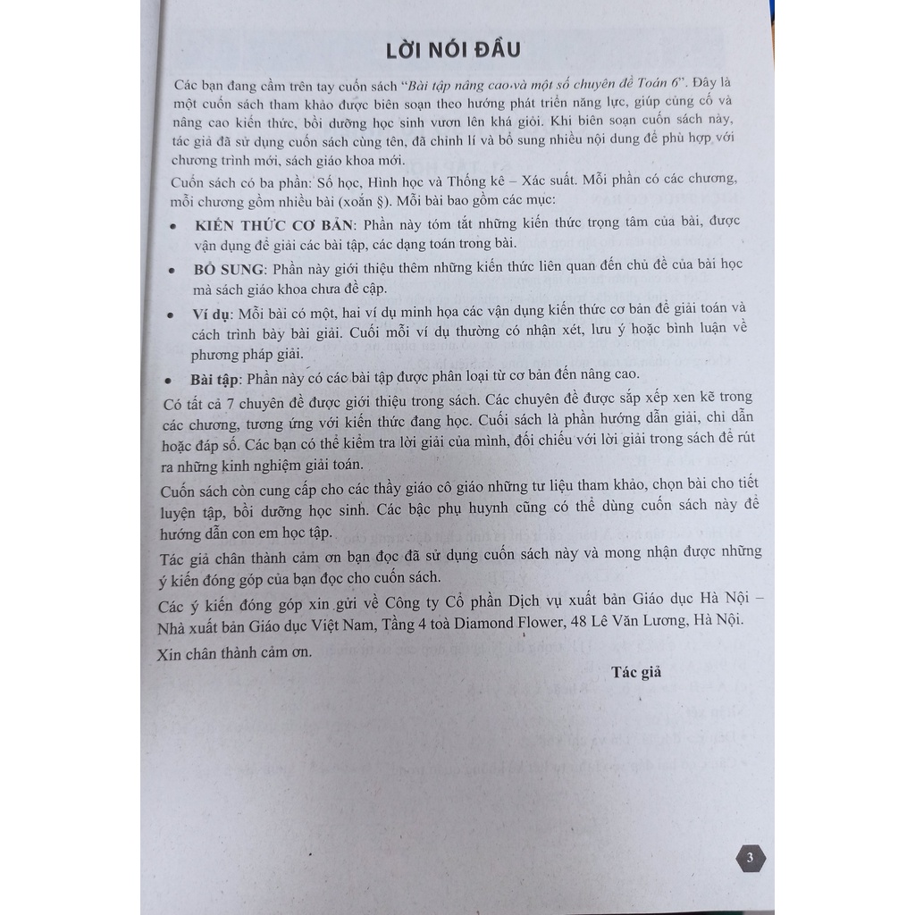 Sách - Bài tập nâng cao và một số chuyên đề Toán lớp 6