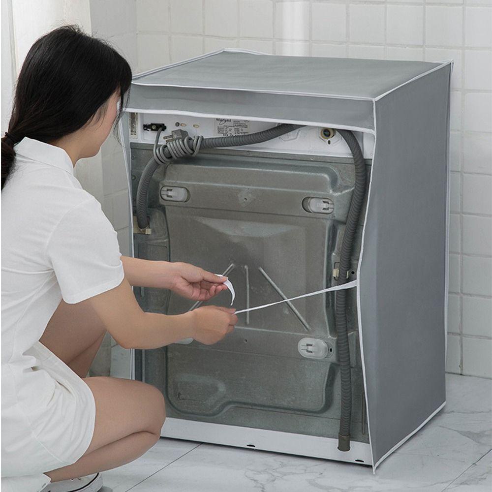 YIYU Vỏ Bọc PEVA Chống Nắng Chống Bụi Có Khóa Kéo Cho Máy Giặt TYLER1|Nắp Đậy Thiết Kế Độc Đáo Tiện Dụng