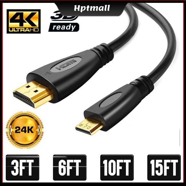 Dây cáp HDMI Type C 4K mini chuyển đổi tín hiệu tốc độ cao chất lượng cao