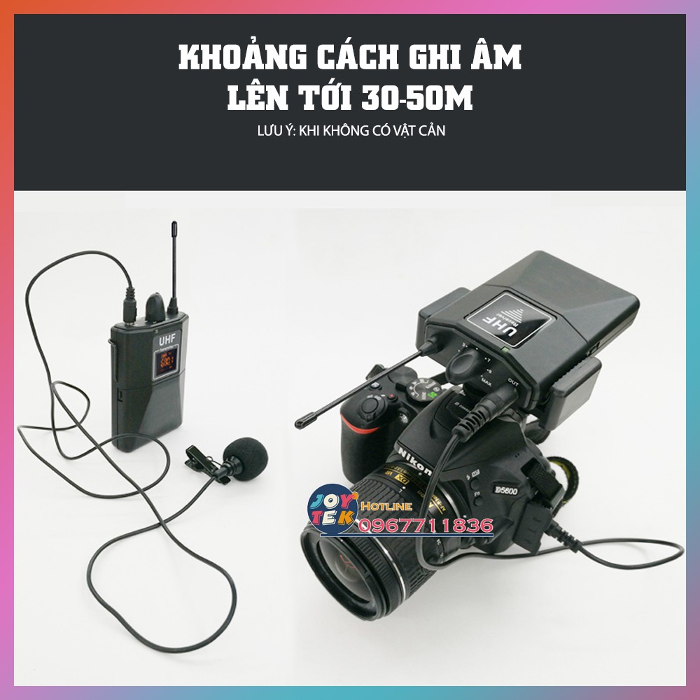 Micro thu âm CORKT - Mic ghi âm không dây cài áo cho điện thoại, máy ảnh để livestream làm youtube , phỏng vấn