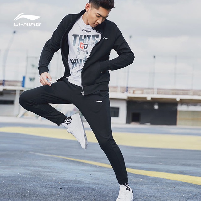 Bộ thể thao Lining bộ nỉ thể thao cao cấp