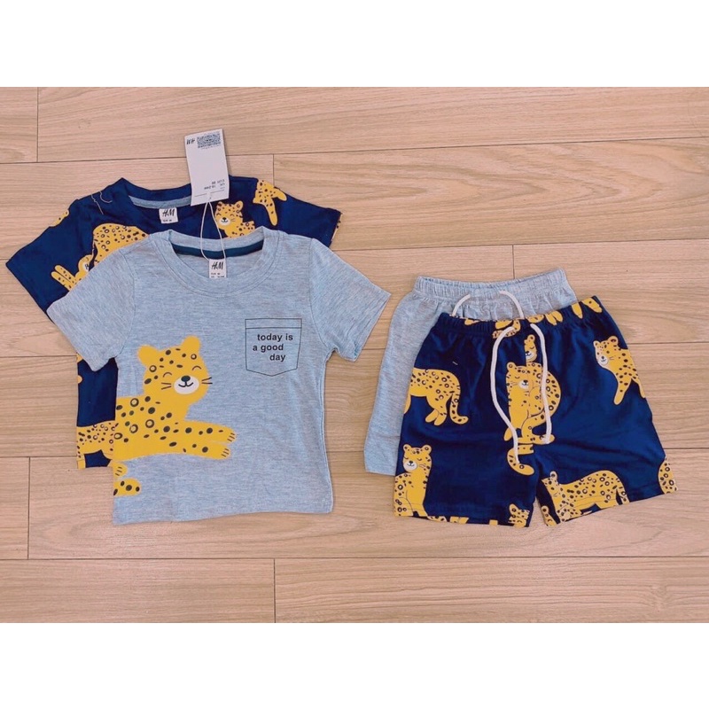 Set 2 bộ cotton HM Simba dư