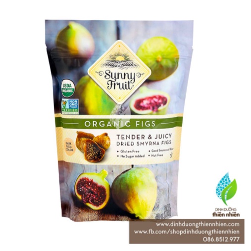 Trái Sung Khô Hữu Cơ Sultana Sunny Fruit Organic Dried Figs