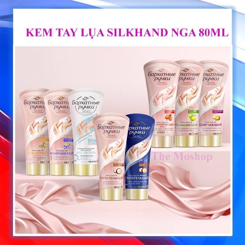 Kem Tay Lụa Silkhand Nga 80ml Làm Mềm Và Dưỡng Ẩm Da Tay