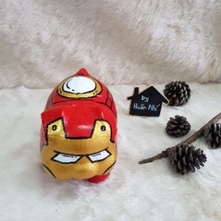 Heo đất handmade - Iron man