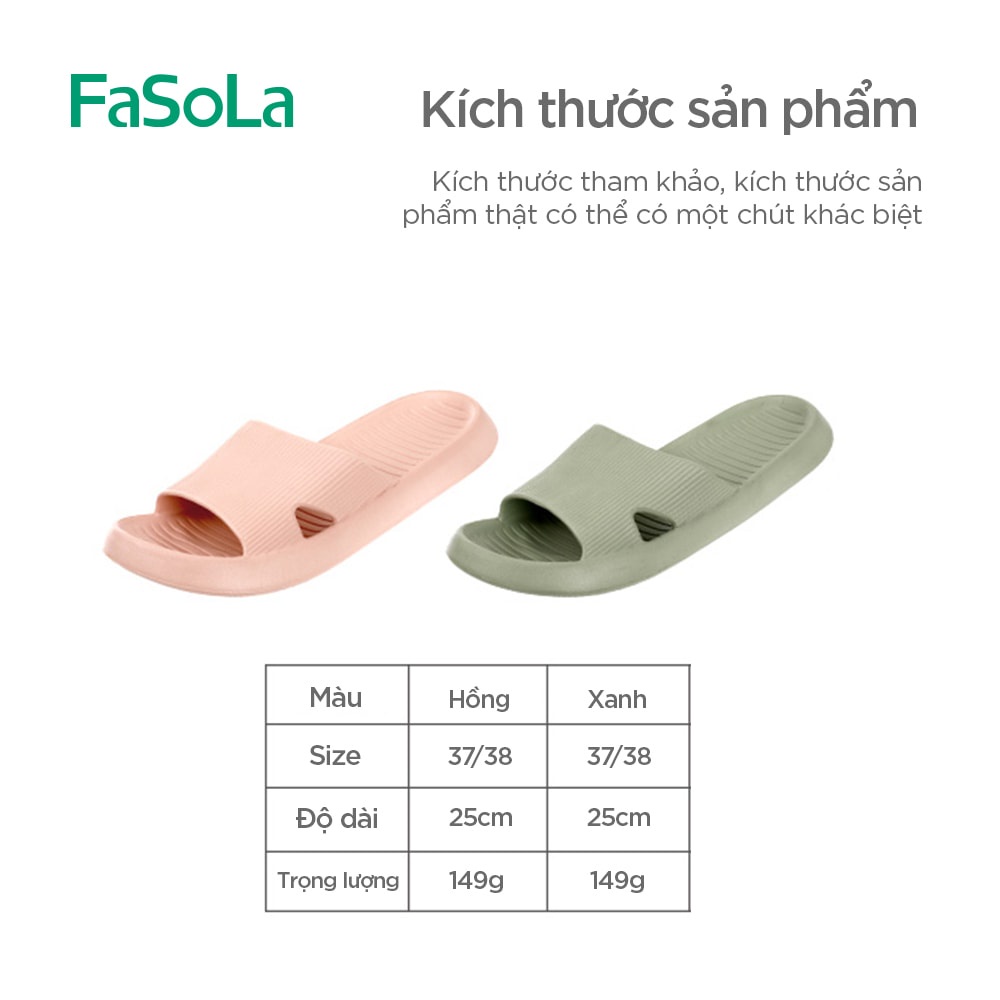 Dép đi trong nhà, phòng tắm chống trượt FASOLA FSLZF-038