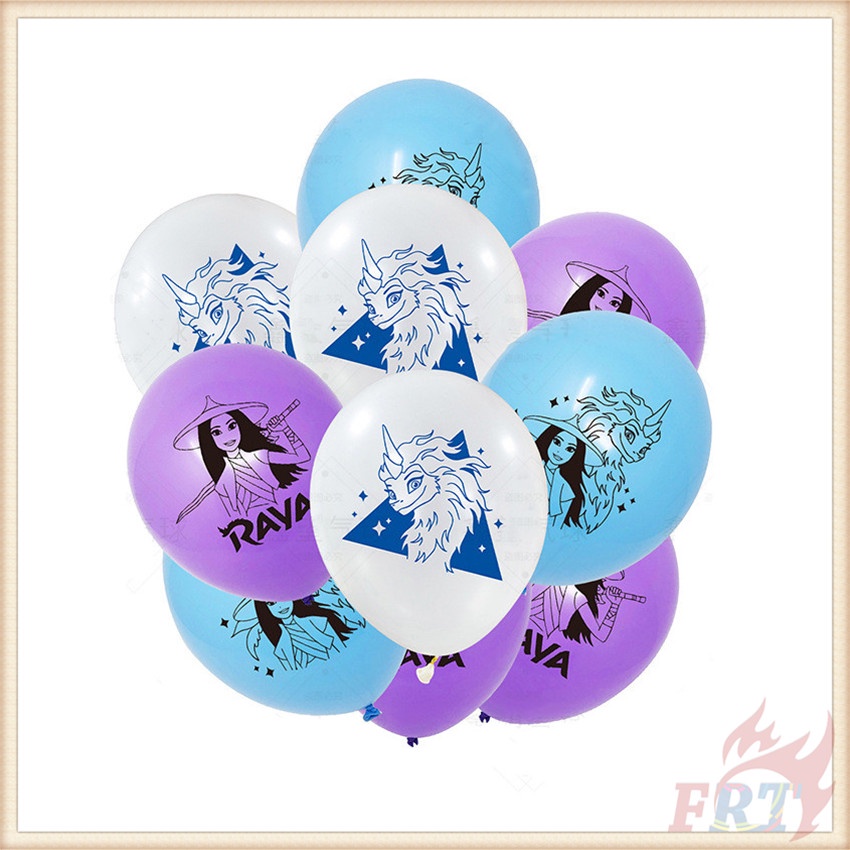 Bong bóng trang trí tiệc sinh nhật họa tiết nhân vật hoạt hình Disney Raya and The Last Dragon cỡ 12inch
