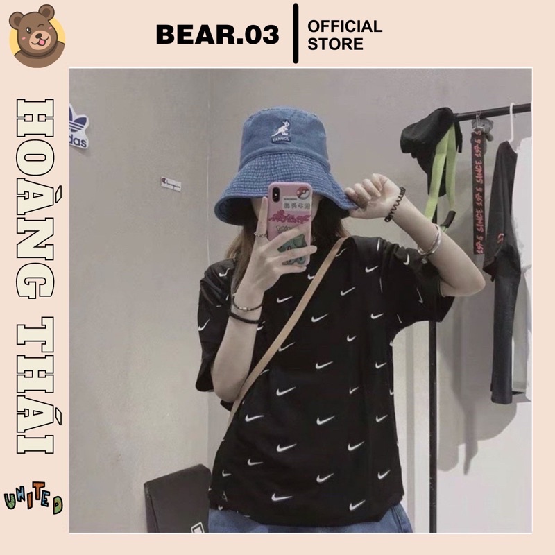 Áo Thun Tay Lỡ Unisex - Áo Phông From Rộng - Áo Phông Dấu Phẩy N I K E Toàn Thân hót