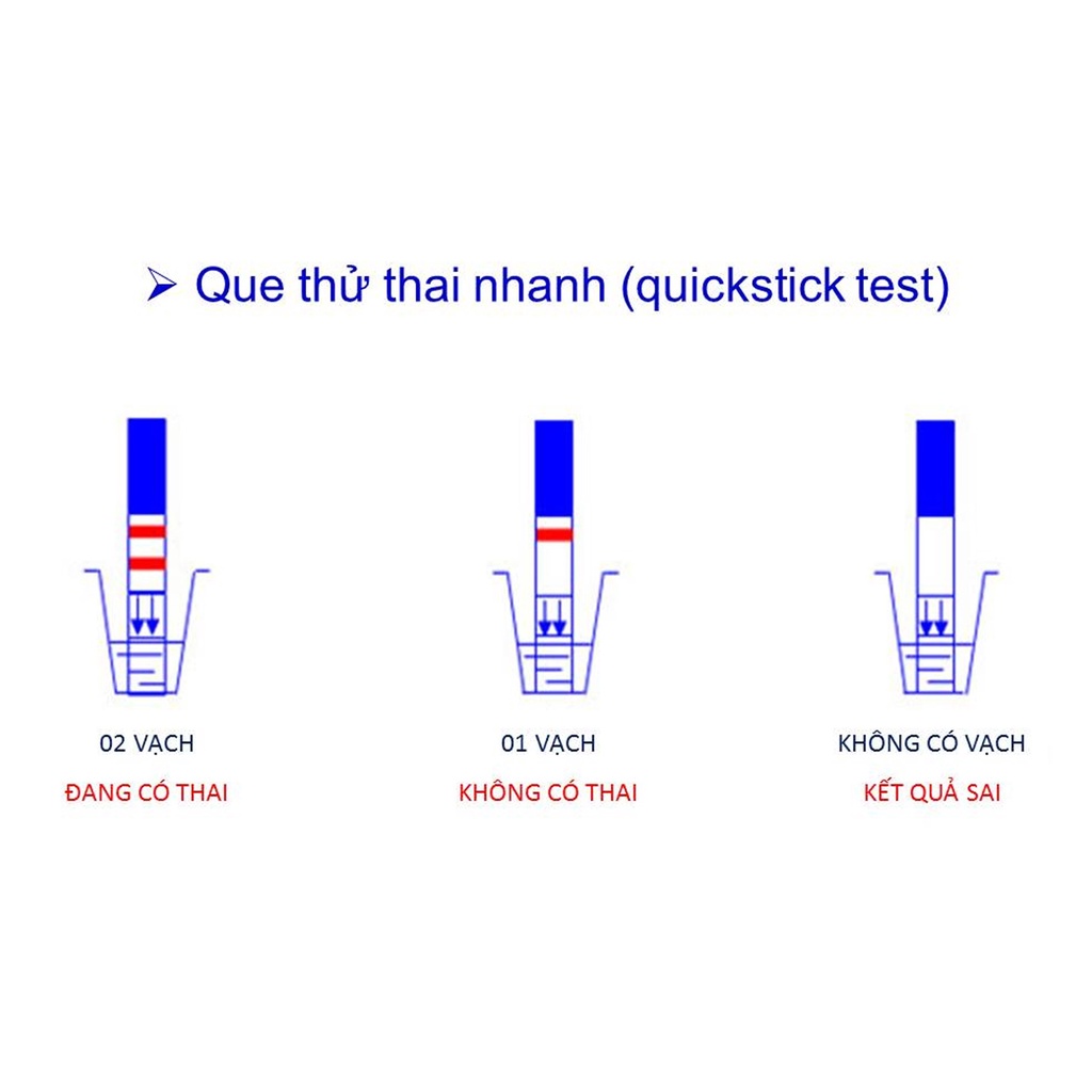Que thử thai QUICKSTICK Mỹ