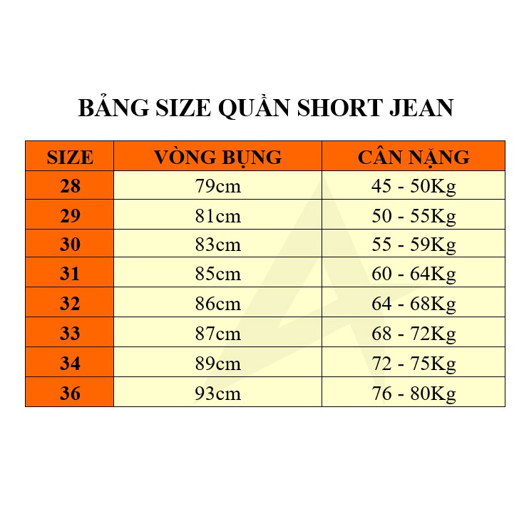 Quần short jean nam 4ATALANTA vải dày đẹp – 4AT - QSJ - 161