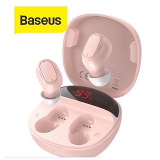 Tai Nghe Baseus Wm01 Plus Tws Bluetooth 5.0 Không Dây Chống Thấm Nước Thể Thao Với Hiển Thị LED Kỹ Thuật Số