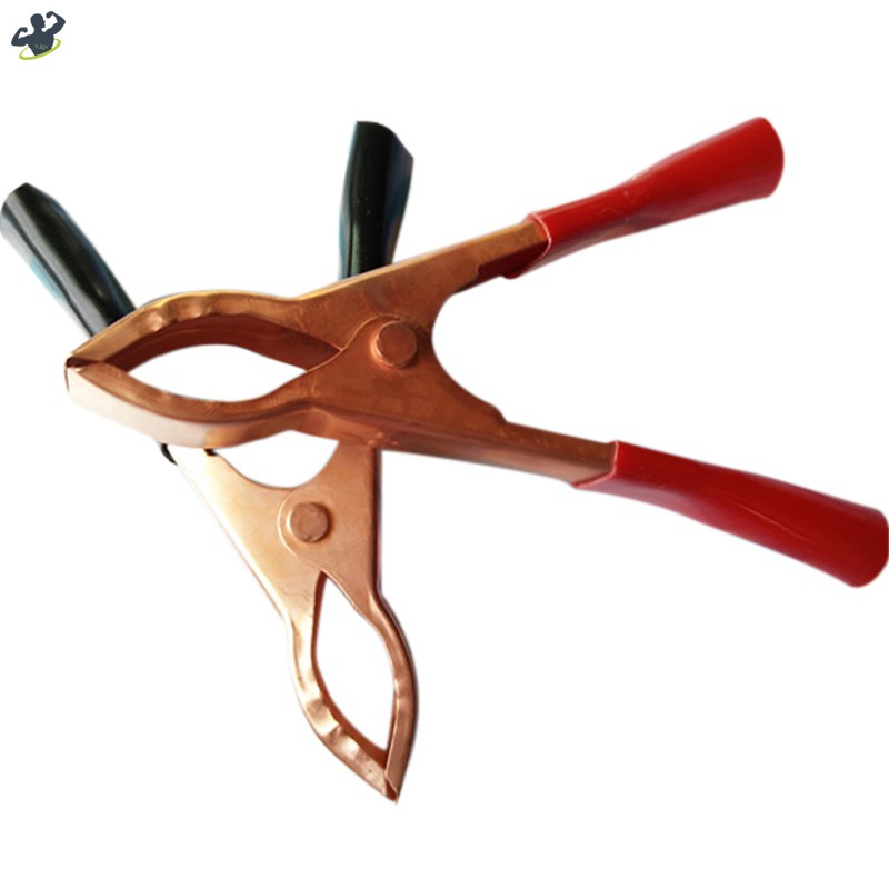 LL 2 Pcs 30A 70mm Crocodile Car Caravan Van Battery Test Lead Clips Alligator Clips Tools @VN