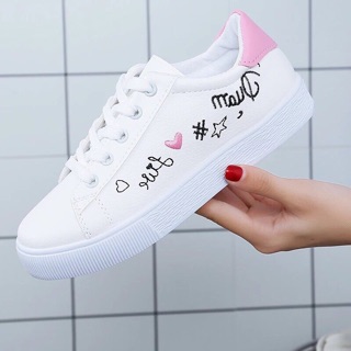 Giày Bata thêu tim cực cute 👠👠👠