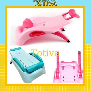 Ghế gội đầu có tay vịn cho bé Totiva ghế tắm cho bé nhựa việt nhật