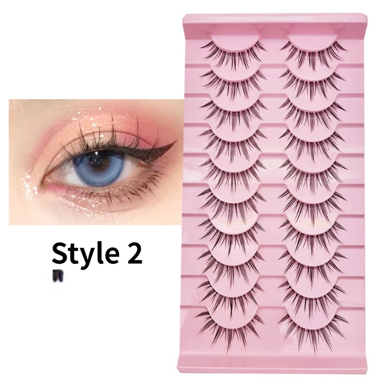 Set 10 Cặp Lông Mi Giả Tự Nhiên Hình Truyện Tranh Anime Zimeng