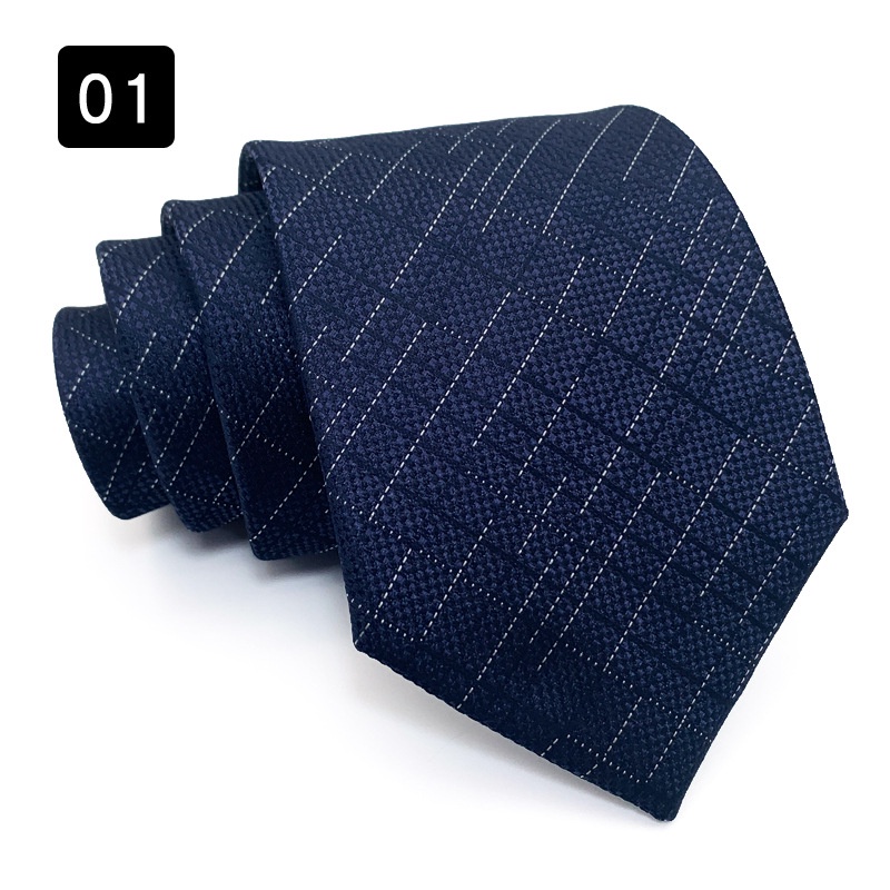 Cà Vạt 8cm Họa Tiết Kẻ Sọc Thời Trang Lịch Lãm Cho Nam