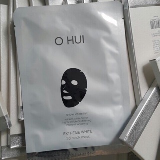 🍒🍒🍒Mặt nạ dưỡng trắng giúp da săn chắc. Ohui Extreme White 3D Black Mask Snow vitamin.