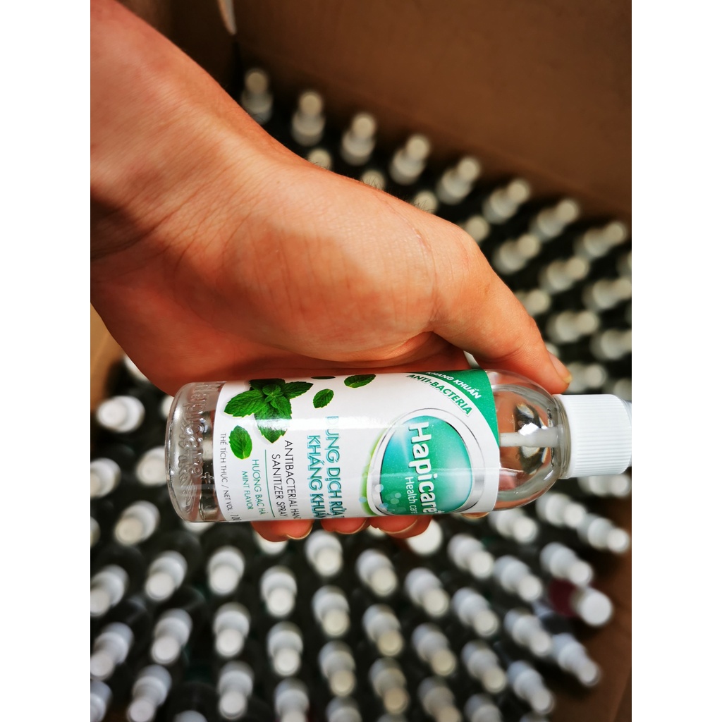 Dung Dịch Rửa Tay Kháng khuẩn Hapicare Ngăn Ngừa Dịch Bệnh 100ml