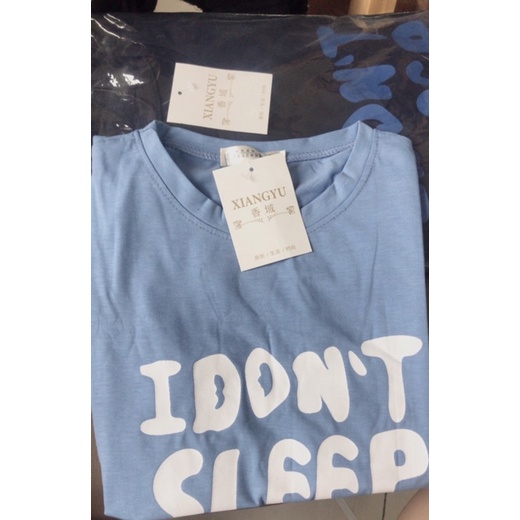 [Hàng đẹp] Bộ ba lỗ chất cotton siêu mát cho mùa hè I DON’T SLEEP