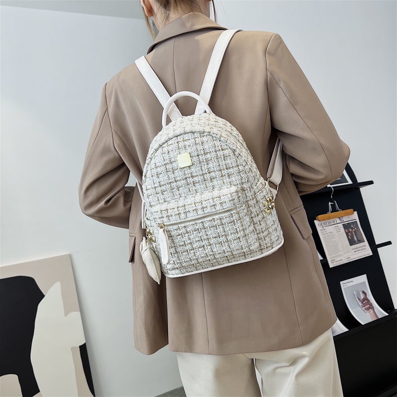 Balo Vải Dạ 2 Màu Bao Đẹp Tặng Kèm Móc Khoá