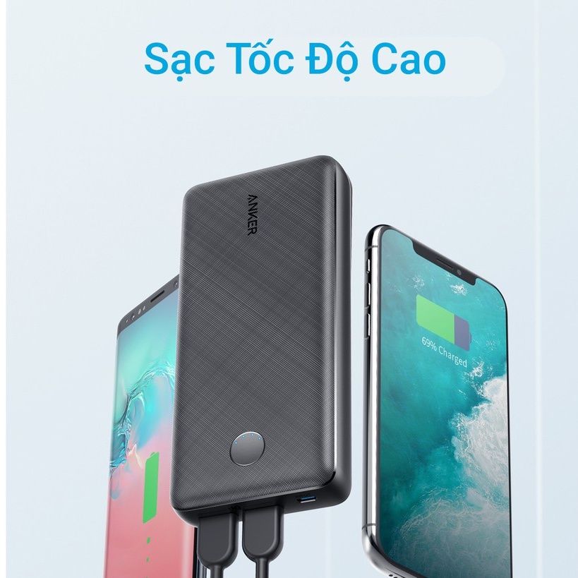 [NEW] Pin sạc dự phòng ANKER PowerCore Select 20000mAh - A1363 giống A1268- CỤC SẠC NHỎ GỌN PIN TRÂU SẠC NHANH