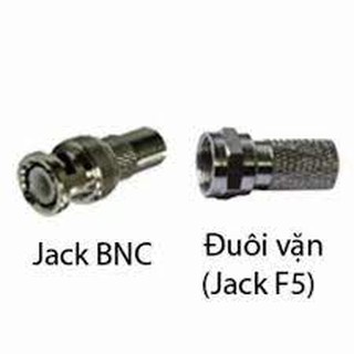 Bịch 100 jack bnc+ f5 cao cấp nối dây đồng trục camera nhanh chóng, tiện lợi - giá siêu rẻ