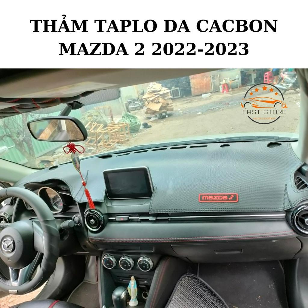 Thảm Taplo MAZDA Che Nắng Chống Nóng Da Vân Gỗ, Da Cacbon Xe Mazda 2 Mazda 3 Mazda 6 CX3 CX5 CX8 CX30 BT50