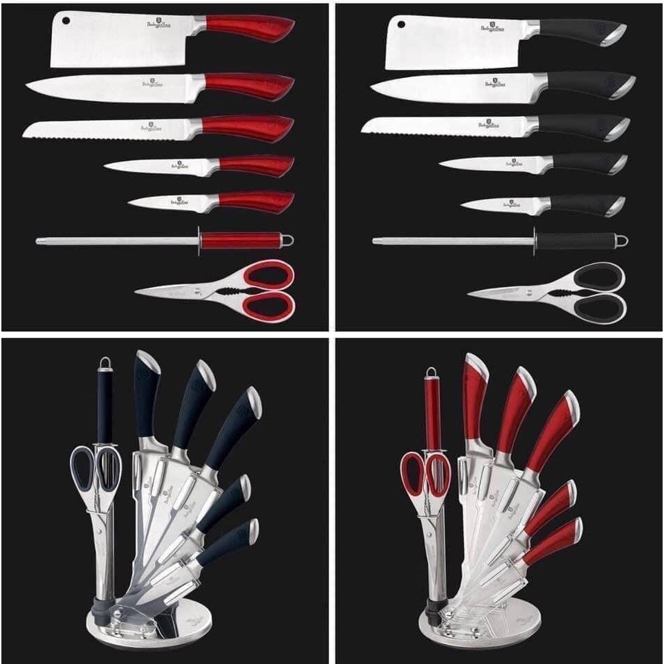 [NHẬP ĐỨC] Bộ dao 8 món BERLINGER HAUS