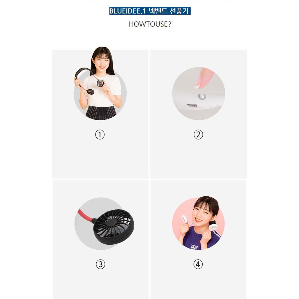[ SIÊU HOT] Quạt treo cổ mini chuyên dụng tiện lợi loại 7 cánh  [ ẢNH THẬT ] [VIDEO THẬT ] | BigBuy360 - bigbuy360.vn