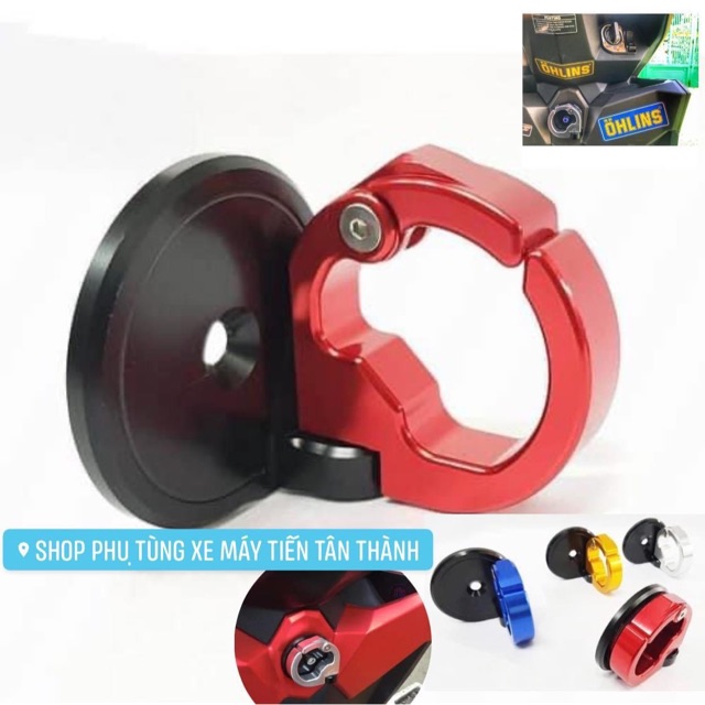 Móc treo đồ cnc đa năng gắn mọi loại xe gắn máy_Dochoixemaynhapkhau