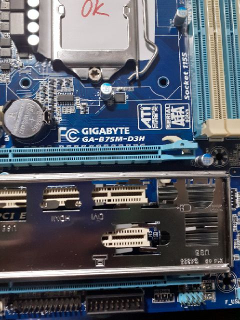 Main Giga B75 4 khe ram chính hãng usb 3.0, sata 3