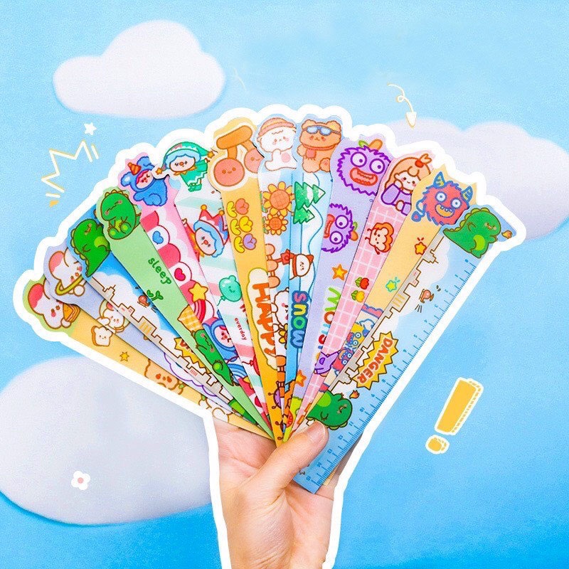 Thước Dẻo Cute Hoạt Hình 15cm