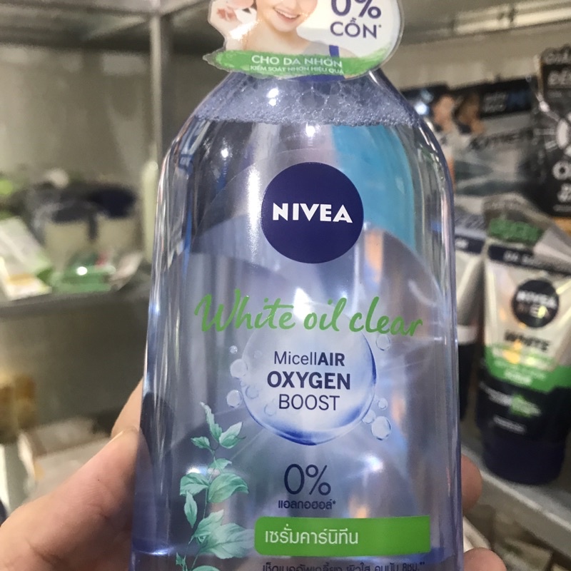 Nước Tẩy Trang Nivea Kiểm Soát Nhờn White Oil Clear Micellar Water (400Ml)