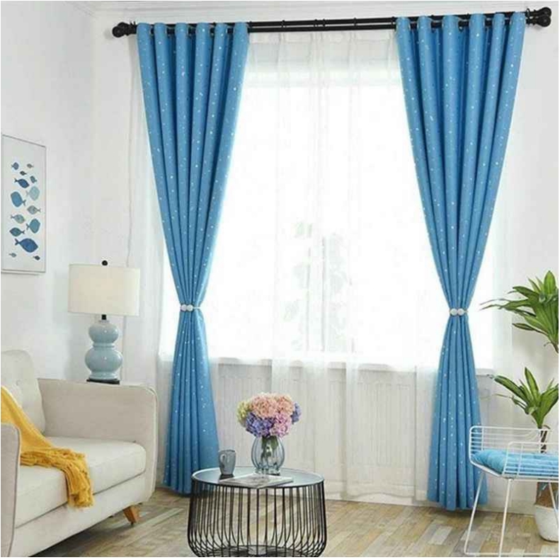 Dây Buộc Rèm Cửa Nam Châm Đính Quả Bông