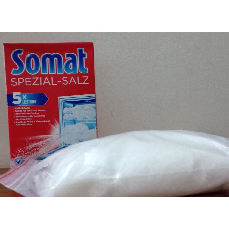 Muối Somat 1,0kg Đức cho máy rửa chén bát - loại rời không hộp