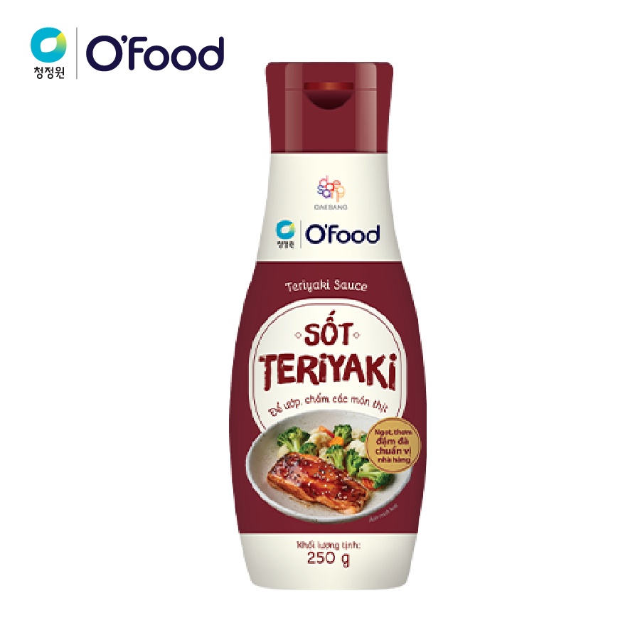 Sốt teriyaki hoàn chỉnh O'food chai 250g