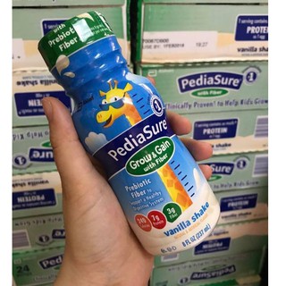 [DATE MỚI T1/22] SỮA NƯỚC PEDIASURE FIBER (CHẤT XƠ) XANH LÁ 237ml MỸ