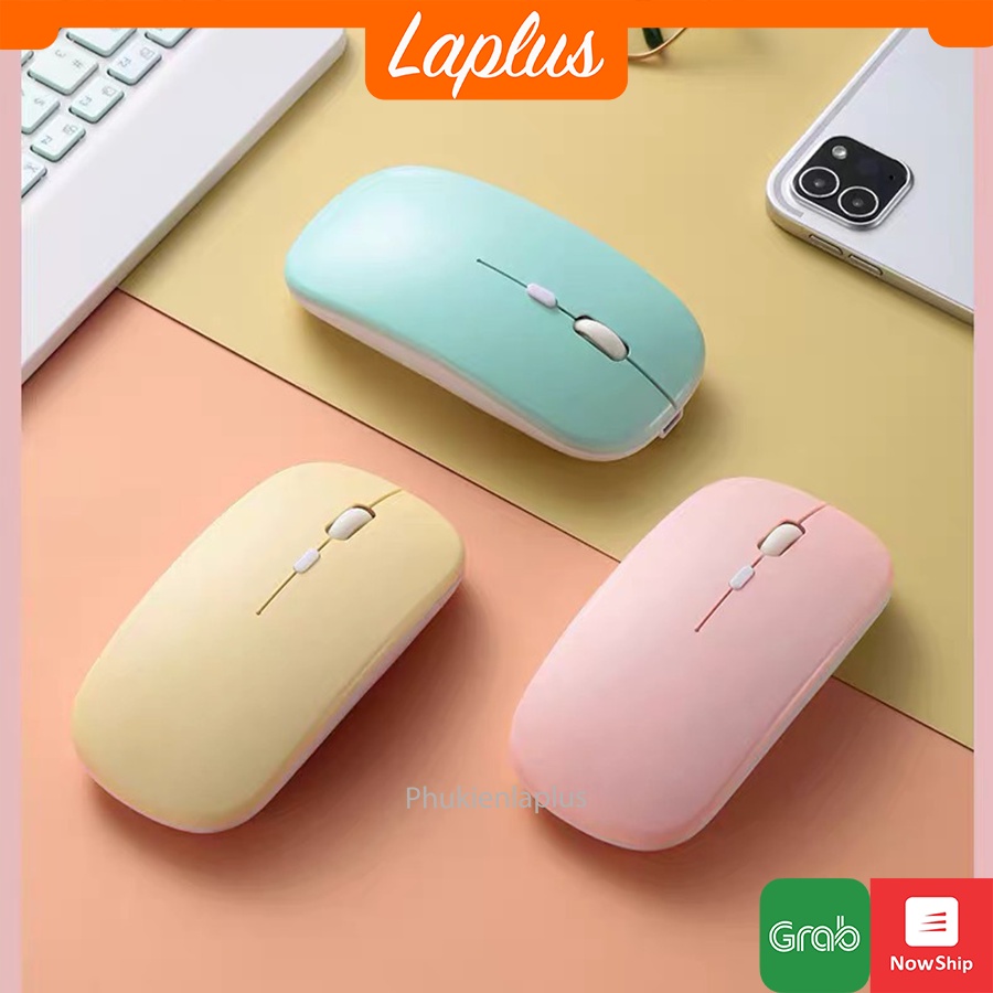 Bàn Phím Và Chuột Bluetooth Màu Pastel Thanh Lịch - Gọn Nhẹ, Tiện Dụng - Phù Hợp Cho Làm Việc Văn Phòng, IPad, Smart TV