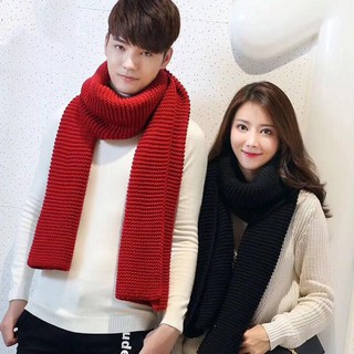 Khăn Len Đan Sợi To Phong Cách Hàn Quốc