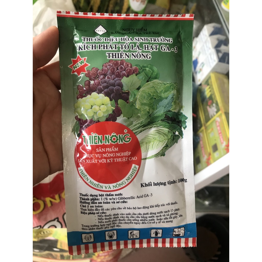 Kích phát tố Thiên nông gói 100gr