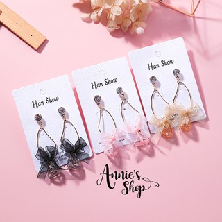 BF102 Khuyên tai Hàn Quốc cao cấp Spring Handmade