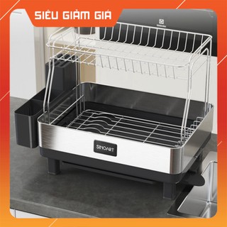 Kệ úp bát Sinoart - inox 2 tầng