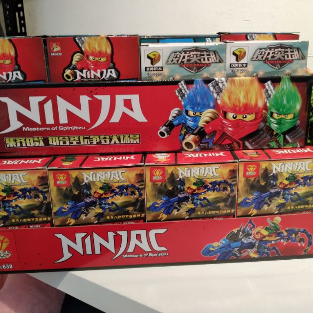 Lego ninja hộp nhỏ các hình