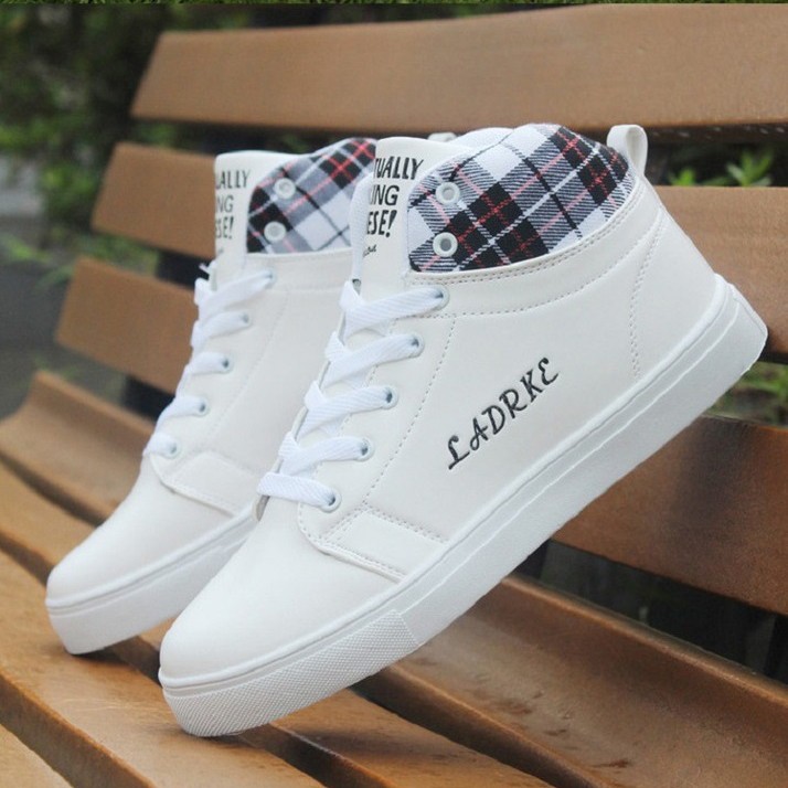 Giày Nam Cổ Cao LMA Màu Trắng | BigBuy360 - bigbuy360.vn