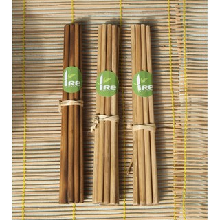 Đũa tre trẻ em - Dài 20cm - Đũa vót thủ công, gác bếp hong khói, không sơn ( Bó 5 đôi)